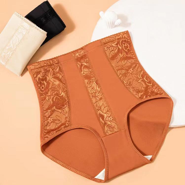 Three-dimensional high-waisted belly shaping underwear