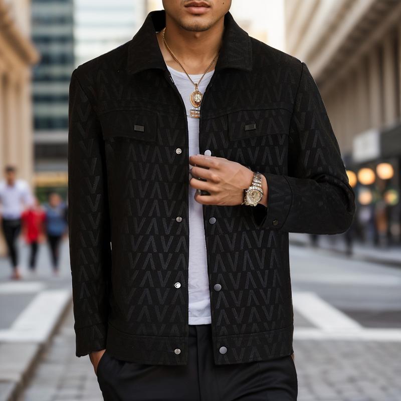 Simple high-quality textured jacket