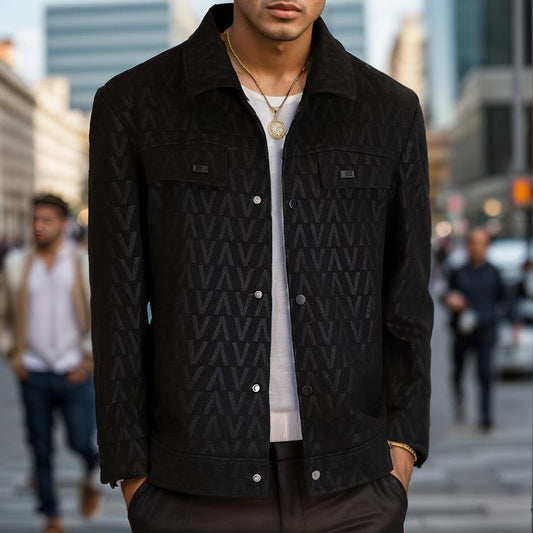 Simple high-quality textured jacket
