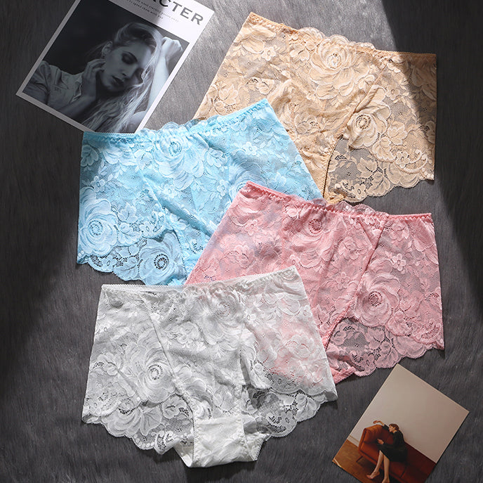 Cotton Lined Breathable Lace Panties