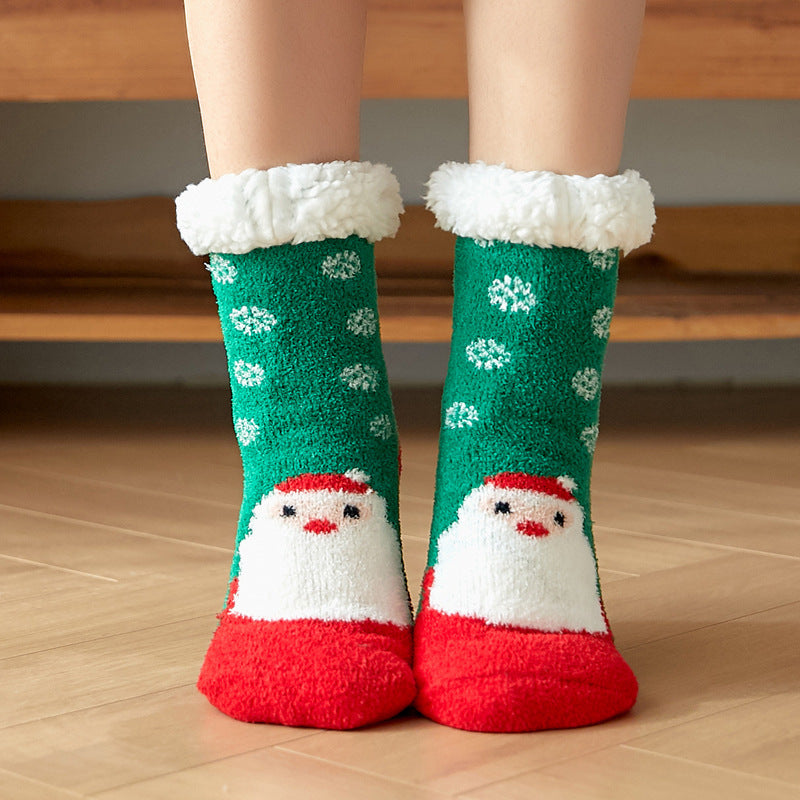 Christmas home floor socks