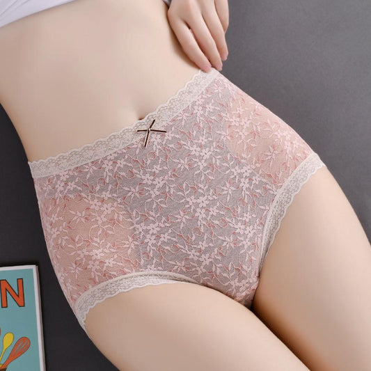 French Cotton Lace Floral Panties