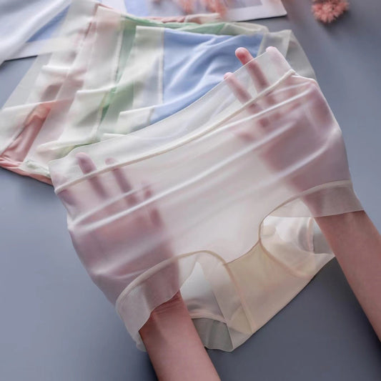 Ultra-thin seamless ice silk underwear