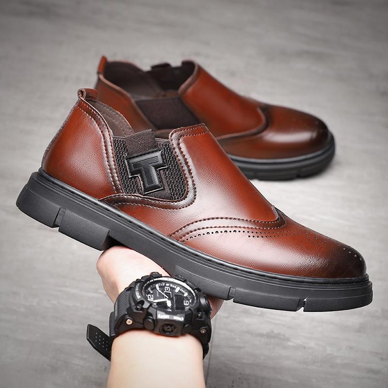 Business T Soft Sole Leather Shoes