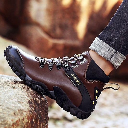 Waterproof non-slip leather outdoor shoes